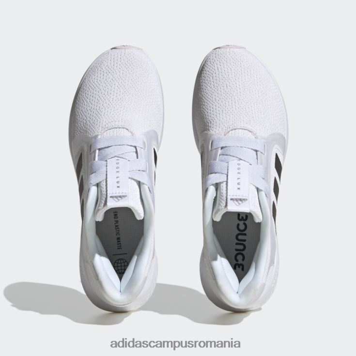 adidas campus romania pantofi lux cu margine albă femei alb/cafea met/galben J266N22080
