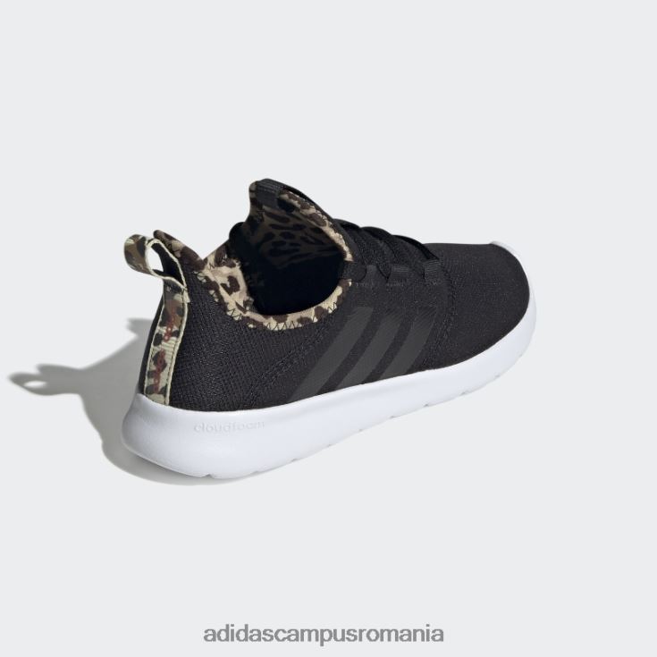 adidas campus romania pantofi negri cloudfoam pure 2.0 femei negru/bej nisipos J266N28542