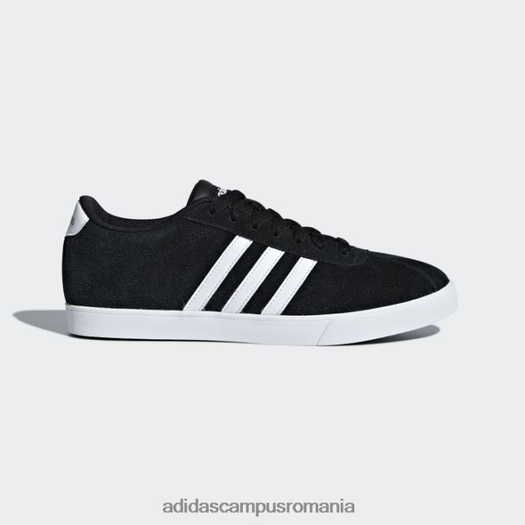 adidas campus romania pantofi negri courtset adidas femei negru/alb/argintiu J266N216251