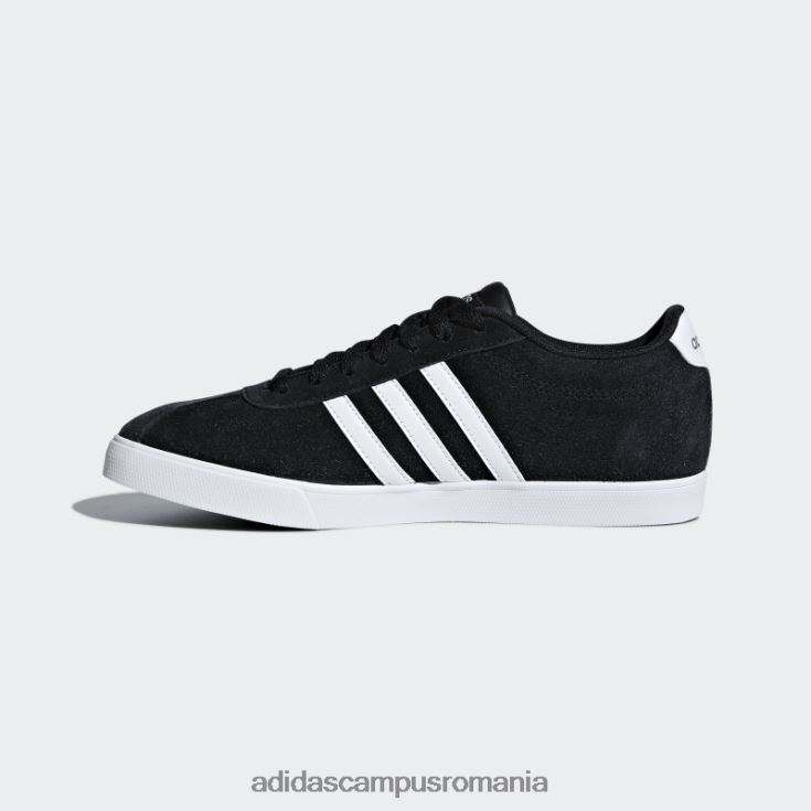 adidas campus romania pantofi negri courtset adidas femei negru/alb/argintiu J266N216251
