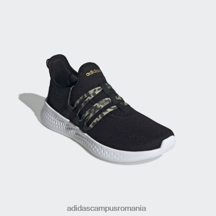adidas campus romania pantofi negri puremotion adapt 2.0 femei negru/auriu metalic J266N28279
