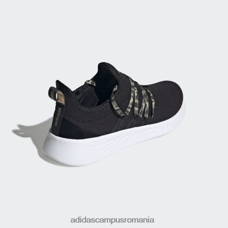 adidas campus romania pantofi negri puremotion adapt 2.0 femei negru/auriu metalic J266N28279