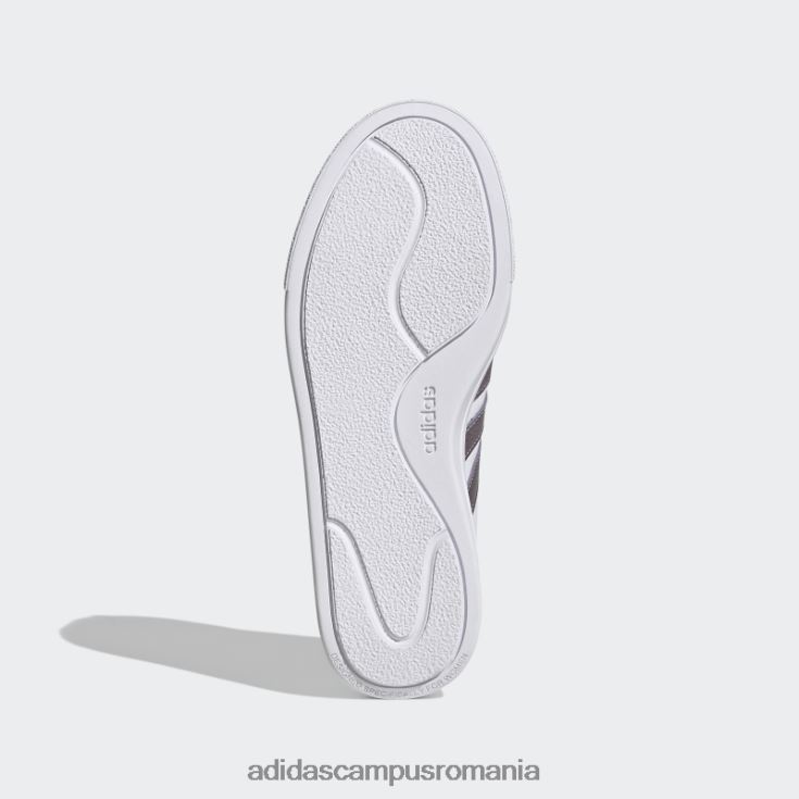 adidas campus romania pantofi platforma curte mov mat met femei alb/violet mat met/violet J266N216344