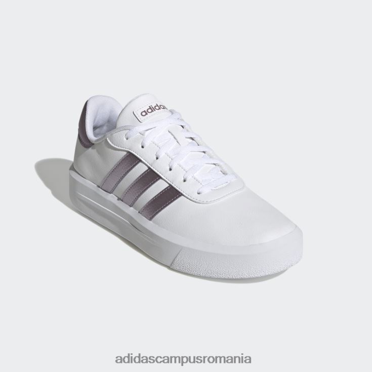 adidas campus romania pantofi platforma curte mov mat met femei alb/violet mat met/violet J266N216344
