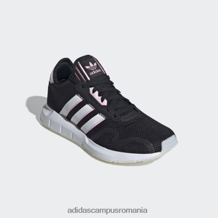 adidas campus romania pantofi swift run x negri adidas femei negru/alb/roz adevărat J266N216218