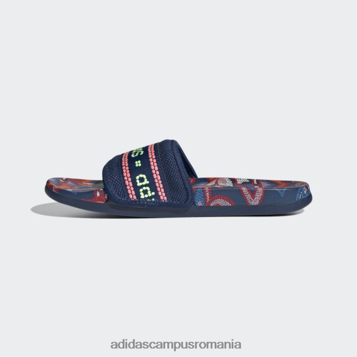adidas campus romania papuci de confort adilette albastru misterios adidas femei albastru misterios/galben de mare rezoluție J266N216185