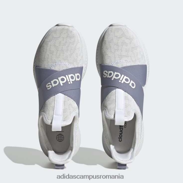 adidas campus romania puremotion adapt pantofi albi femei alb/violet argintiu/metalic J266N28558