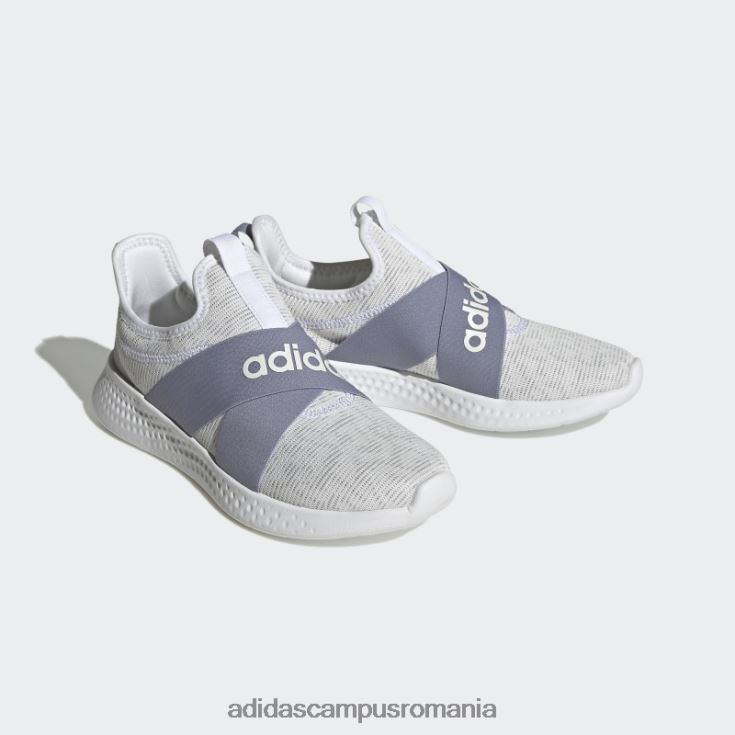 adidas campus romania puremotion adapt pantofi albi femei alb/violet argintiu/metalic J266N28558