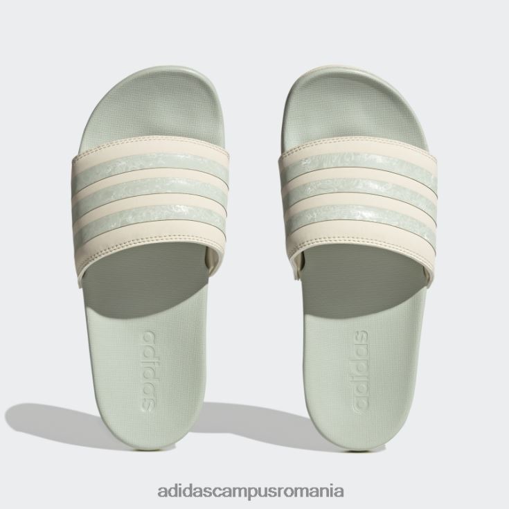 adidas campus romania sandale adilette comfort verde femei alb/verde J266N28455