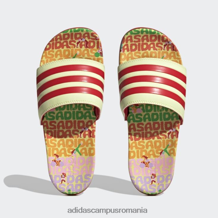 adidas campus romania sandale adilette confort perle citrin adidas femei citrin perlat/roșu luxuriant J266N28538