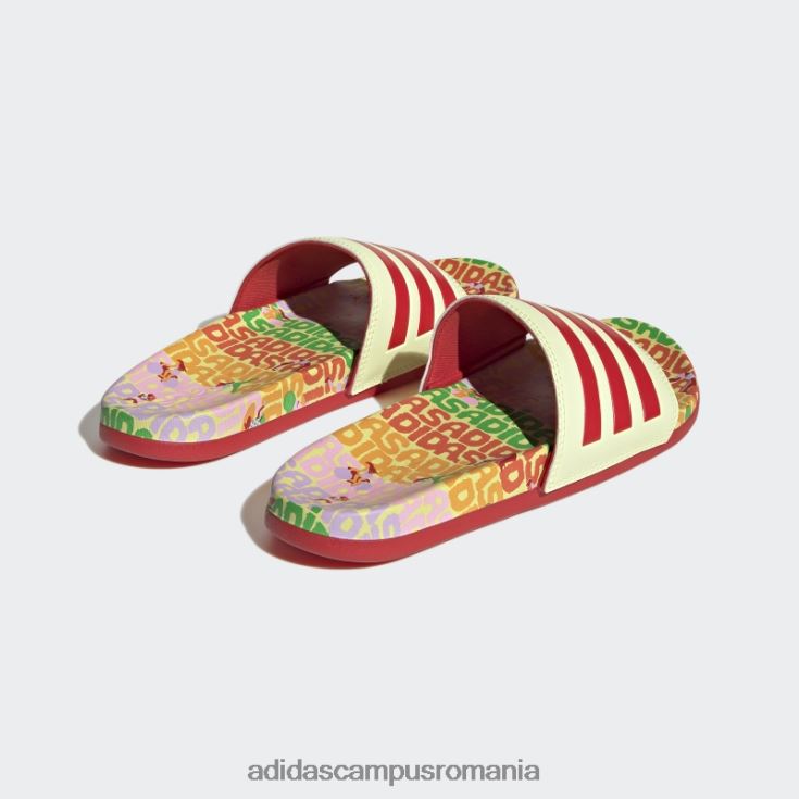 adidas campus romania sandale adilette confort perle citrin adidas femei citrin perlat/roșu luxuriant J266N28538
