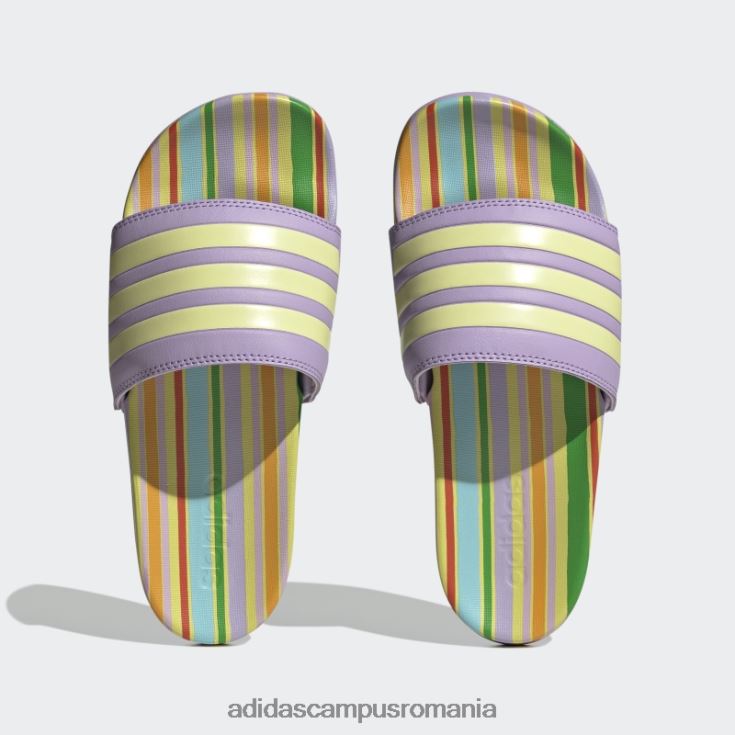 adidas campus romania sandale adilette confort purple glow femei strălucire violet/citrin perlat J266N216009