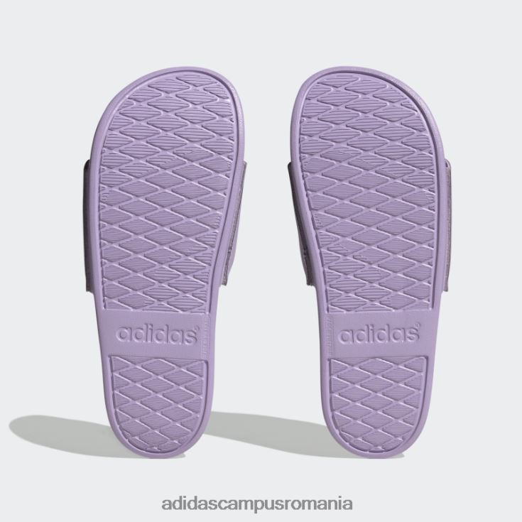 adidas campus romania sandale adilette confort purple glow femei strălucire violet/citrin perlat J266N216009