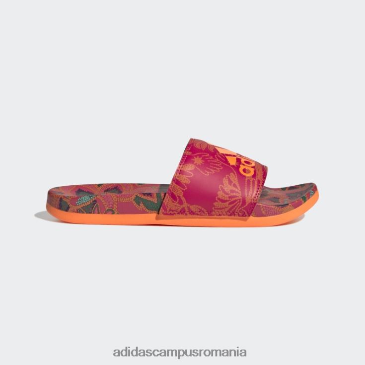 adidas campus romania sandale confort adilette portocalii femei portocala/bocadă J266N28669
