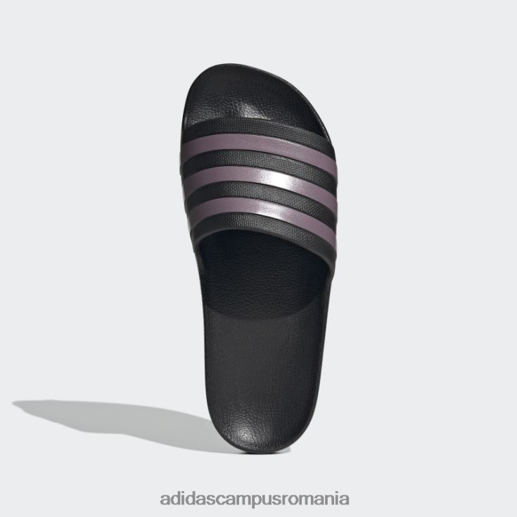 adidas campus romania tobogane adilette aqua mat violet met femei negru/violet mat met J266N28613