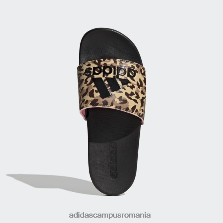 adidas campus romania tobogane adilette comfort beam pink femei negru/roz fascicul J266N215962
