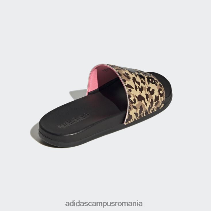 adidas campus romania tobogane adilette comfort beam pink femei negru/roz fascicul J266N215962