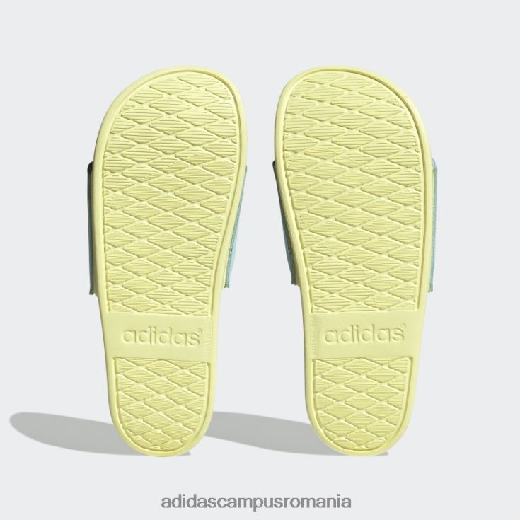 adidas campus romania tobogane de confort aqua adilette femei aqua/roșu luxuriant/citrin perlat J266N28524