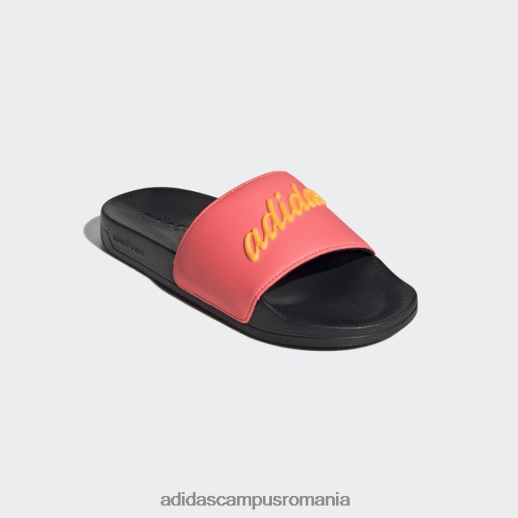 adidas campus romania tobogane de duș adilette roșu acid femei roșu acid/portocaliu/negru J266N28566