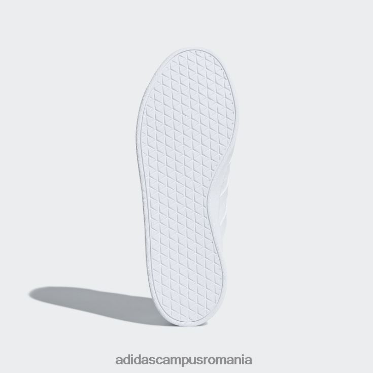 adidas campus romania vl court 2.0 pantofi albi femei alb/cibermetalic J266N215854
