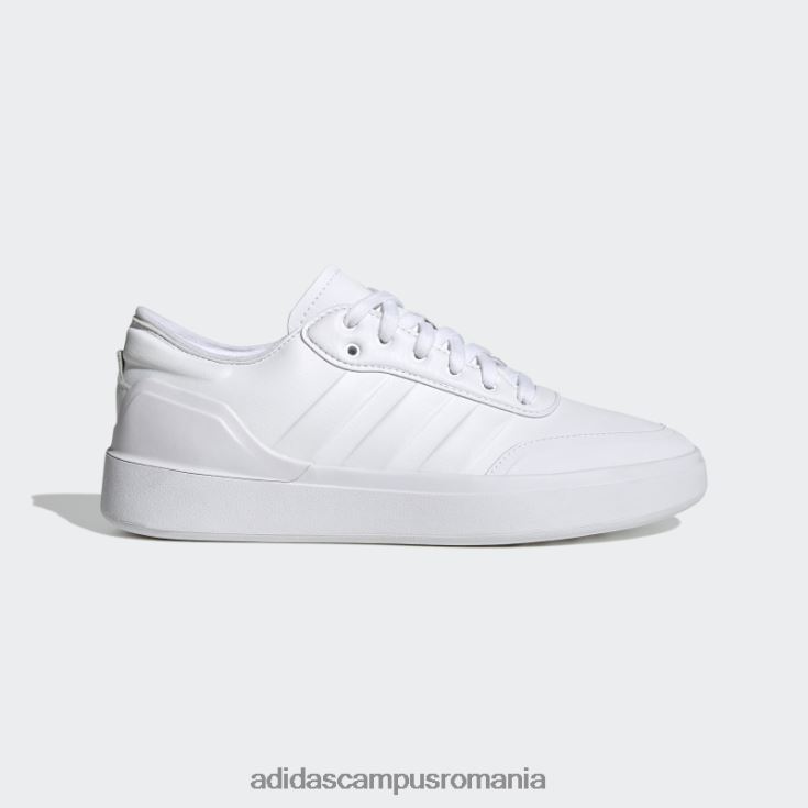 adidas campus romania white court revival cloudfoam modern lifestyle court comfort pantofi femei alb J266N215916