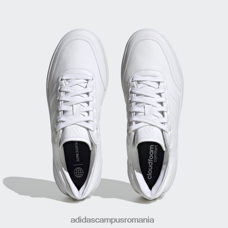 adidas campus romania white court revival cloudfoam modern lifestyle court comfort pantofi femei alb J266N215916