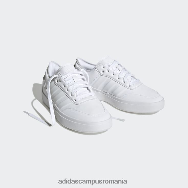 adidas campus romania white court revival cloudfoam modern lifestyle court comfort pantofi femei alb J266N215916