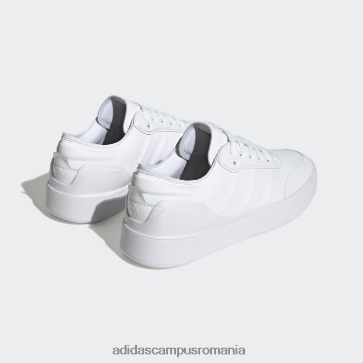 adidas campus romania white court revival cloudfoam modern lifestyle court comfort pantofi femei alb J266N215916