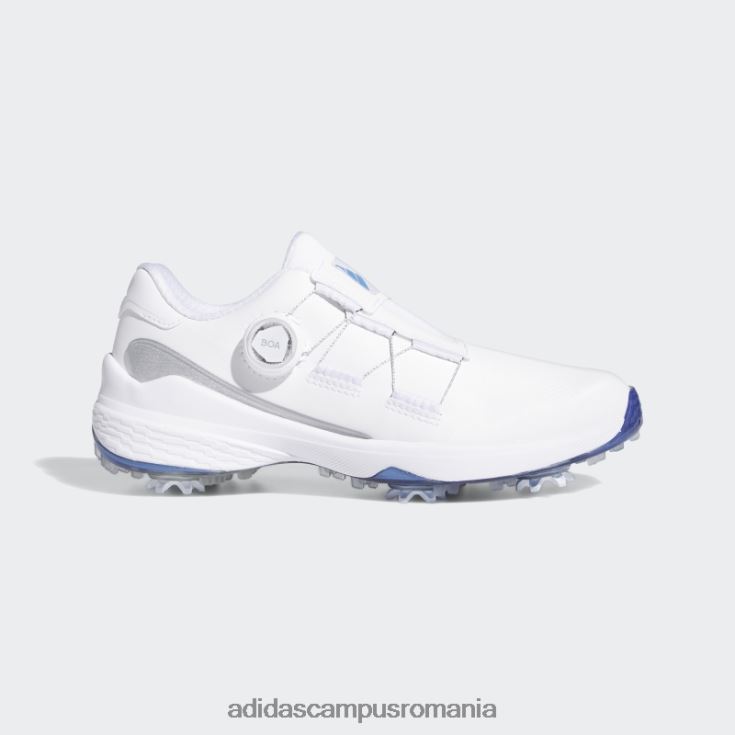 adidas campus romania pantofi de golf alb zg23 boa lightstrike femei alb/albastru met/argintiu J266N22105