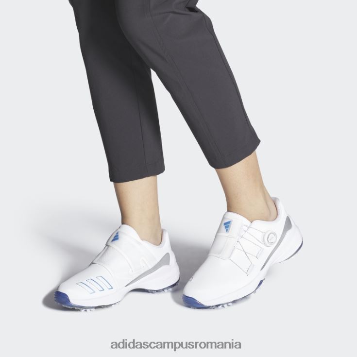 adidas campus romania pantofi de golf alb zg23 boa lightstrike femei alb/albastru met/argintiu J266N22105