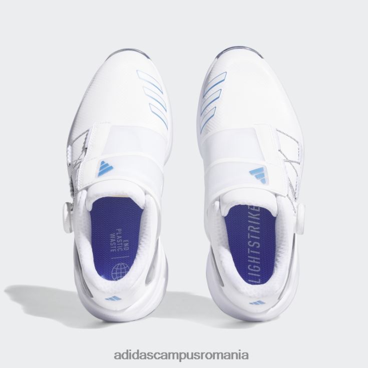 adidas campus romania pantofi de golf alb zg23 boa lightstrike femei alb/albastru met/argintiu J266N22105