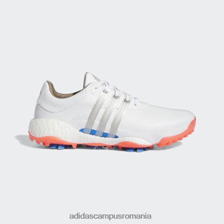 adidas campus romania pantofi de golf albi dama tour360 22 adidas femei alb/argintiu/turbo J266N28793