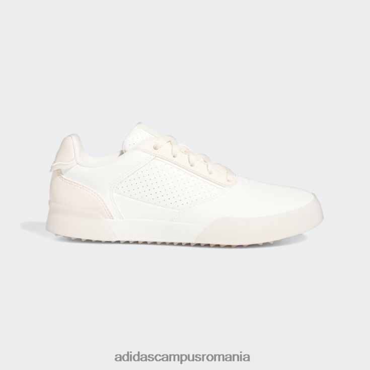 adidas campus romania pantofi de golf albi eleganti retrocross fără vârfuri femei alb/portocaliu J266N28560
