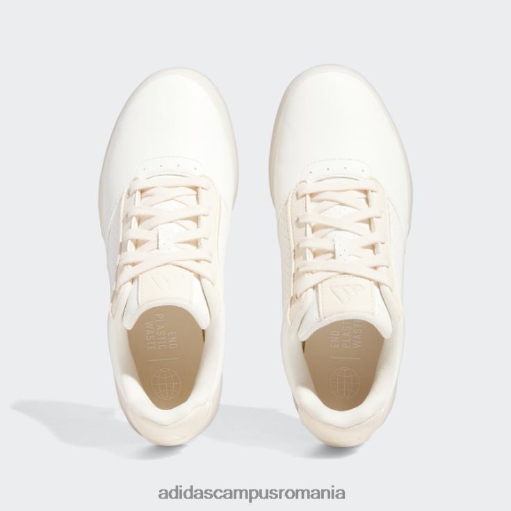 adidas campus romania pantofi de golf albi eleganti retrocross fără vârfuri femei alb/portocaliu J266N28560