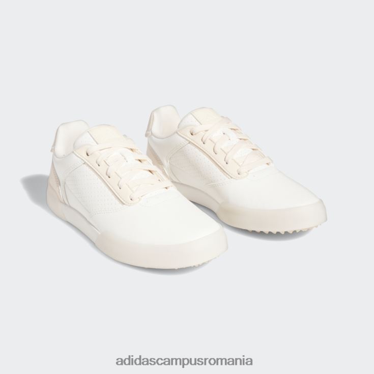 adidas campus romania pantofi de golf albi eleganti retrocross fără vârfuri femei alb/portocaliu J266N28560