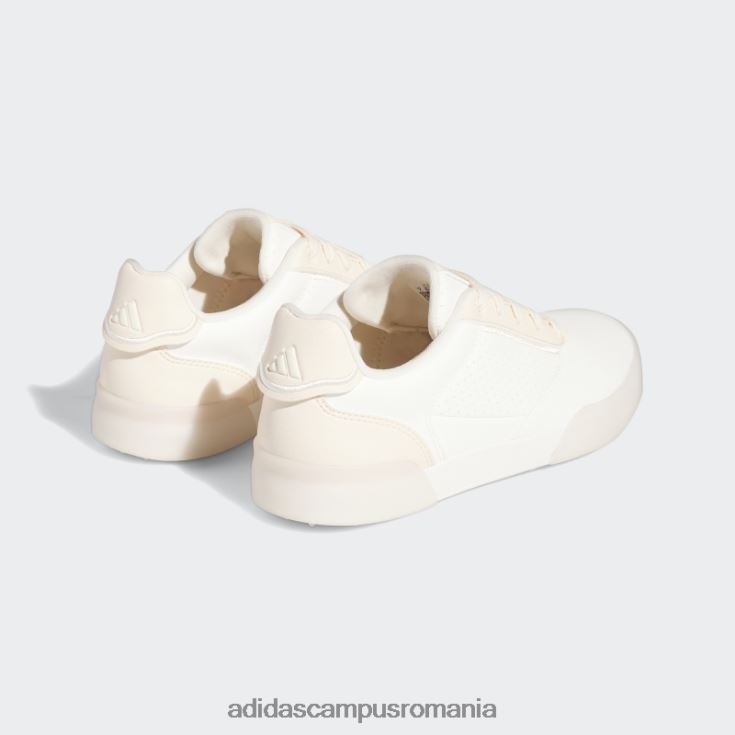 adidas campus romania pantofi de golf albi eleganti retrocross fără vârfuri femei alb/portocaliu J266N28560