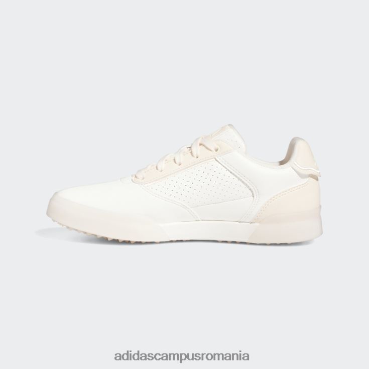 adidas campus romania pantofi de golf albi eleganti retrocross fără vârfuri femei alb/portocaliu J266N28560