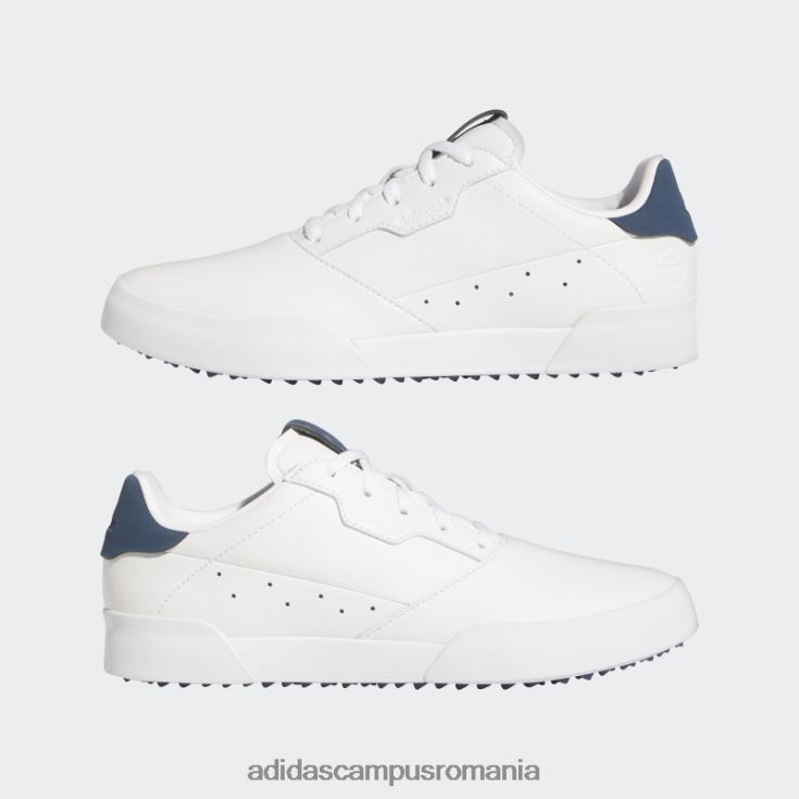 adidas campus romania pantofi de golf de damă adicross retro fără vârfuri albi femei alb/marinier J266N215961