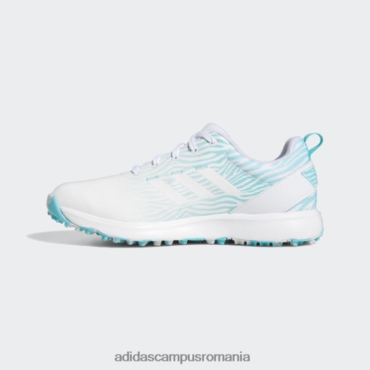 adidas campus romania pantofi de golf de damă s2g fără vârfuri albi femei papură albă/mentă J266N216202
