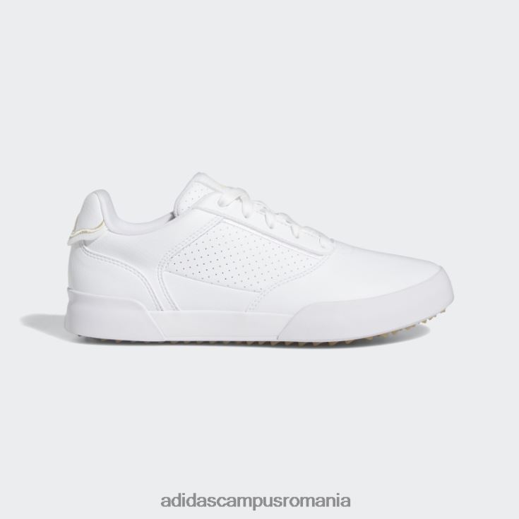 adidas campus romania pantofi de golf retrocross albi fără vârfuri femei alb/nisip/gumă J266N28561