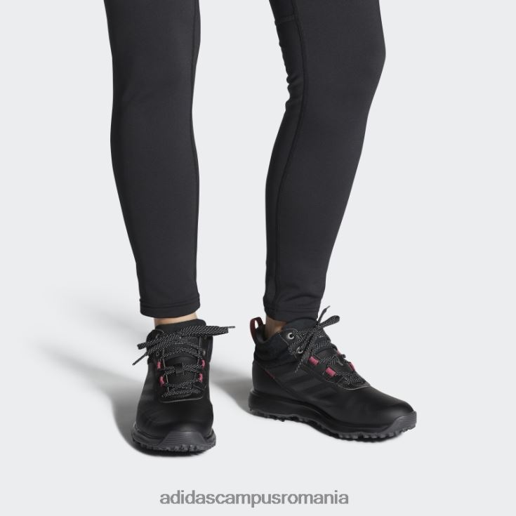 adidas campus romania pantofi de golf roz s2g cu tăietură mijlocie femei negru/argintiu închis/roz J266N216069