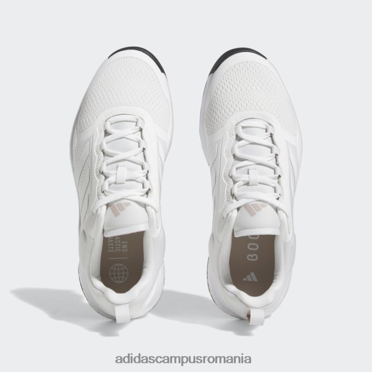 adidas campus romania pantofi de golf zoysia albi femei alb/taupe J266N28489