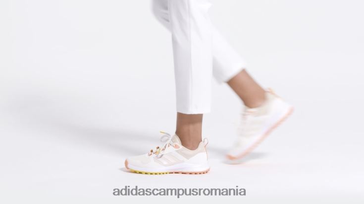 adidas campus romania pantofi de golf zoysia albi femei alb/zero metalic/nisip J266N28464