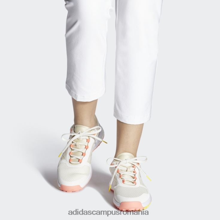 adidas campus romania pantofi de golf zoysia albi femei alb/zero metalic/nisip J266N28464