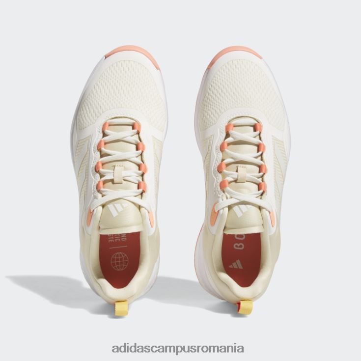 adidas campus romania pantofi de golf zoysia albi femei alb/zero metalic/nisip J266N28464