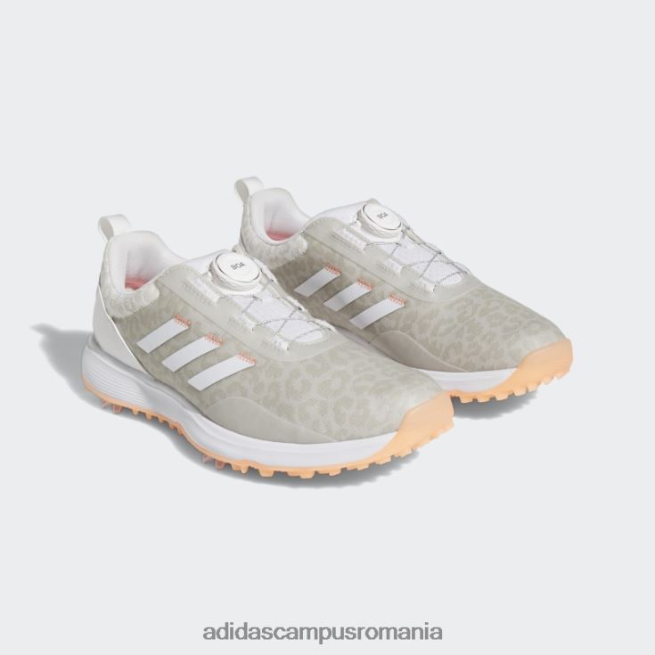 adidas campus romania s2g boa pantofi de golf albi femei alb/coral J266N28468