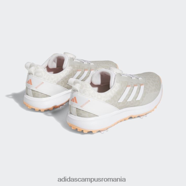 adidas campus romania s2g boa pantofi de golf albi femei alb/coral J266N28468