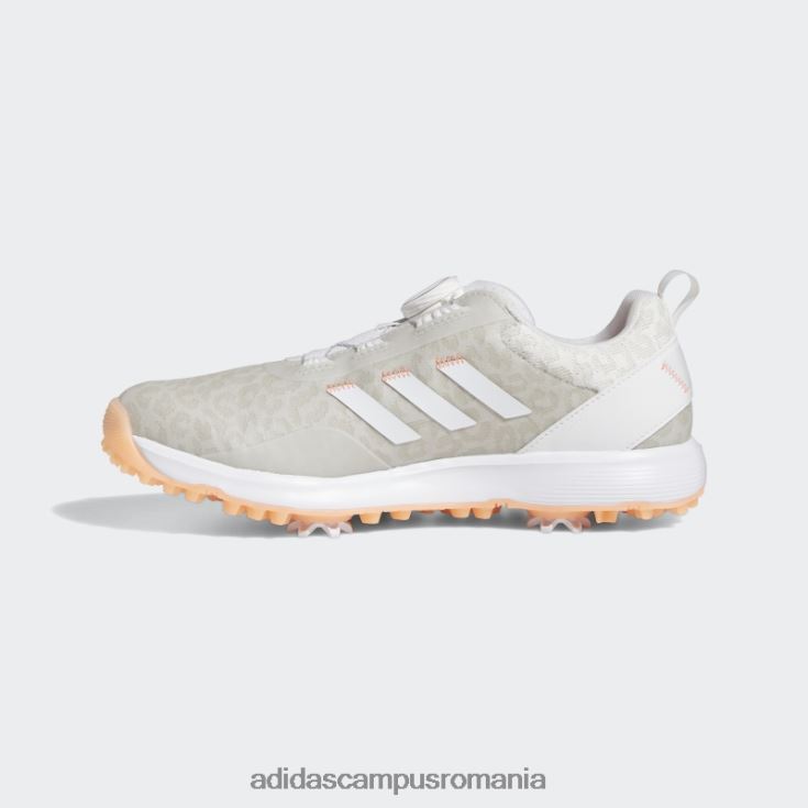 adidas campus romania s2g boa pantofi de golf albi femei alb/coral J266N28468