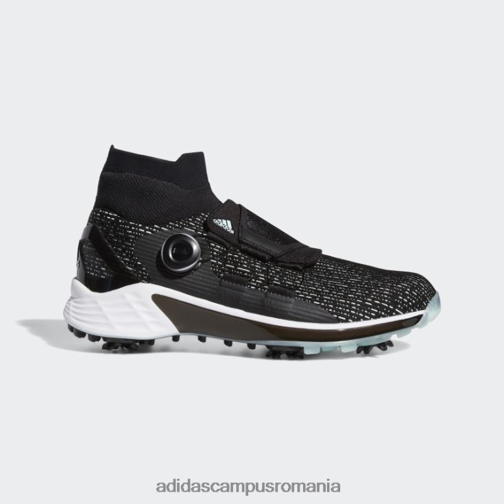 adidas campus romania zg21 motion primegreen boa pantofi de golf cu tăietură mijlocie negru femei negru/mentă/alb J266N22204