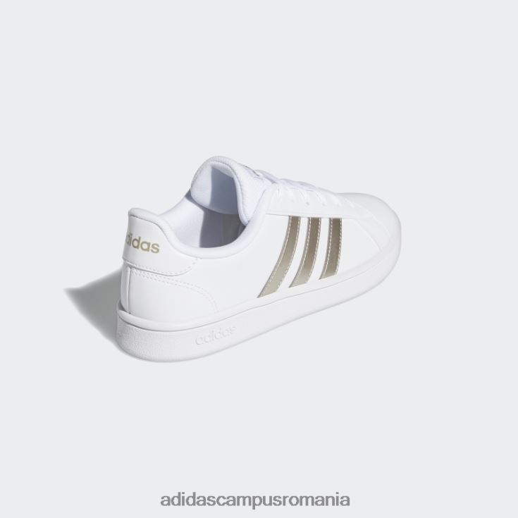adidas campus romania pantofi de bază grand court platinum metalic femei alb/platină metalic J266N22133